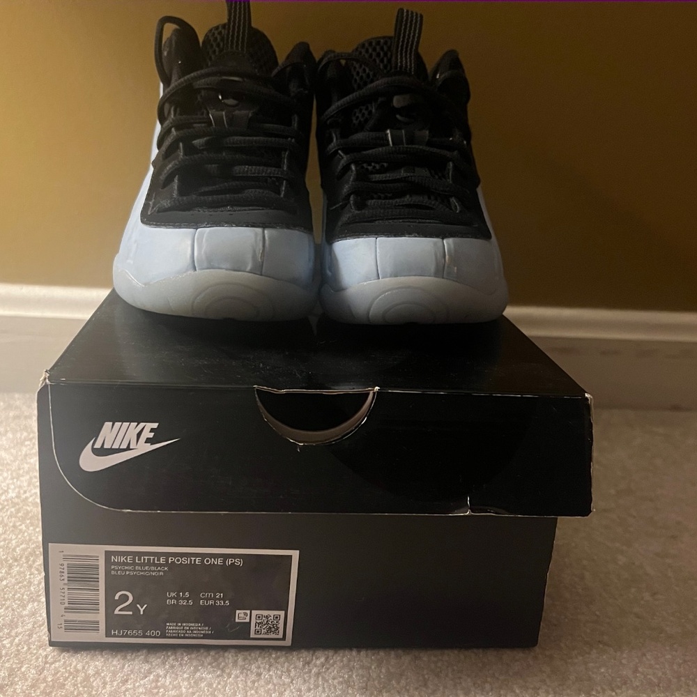 Kids Nike Little Posite One (PS) Size 2Y - Picture 3 of 11